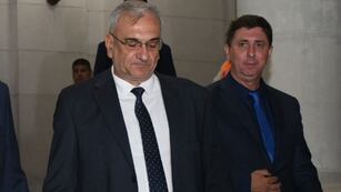 Los senadores por Castellanos y Las Colonias, Alcides Calvo y Rubén Pirola