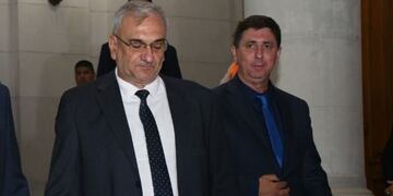 Los senadores por Castellanos y Las Colonias, Alcides Calvo y Rubén Pirola