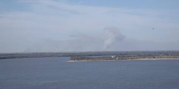 En el Delta quedaban dos focos activos frente a San Lorenzo y Arroyo Seco.