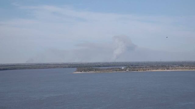 En el Delta quedaban dos focos activos frente a San Lorenzo y Arroyo Seco.