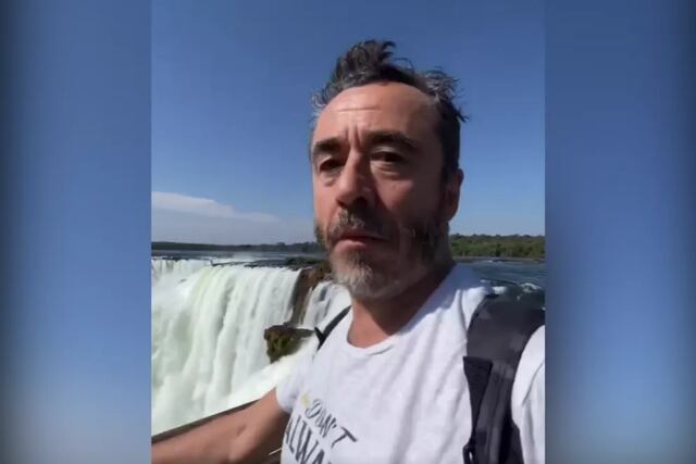 El prestigioso humorista y capocómico, Pablo Granados, disfrutó su estadía en Puerto Iguazú.