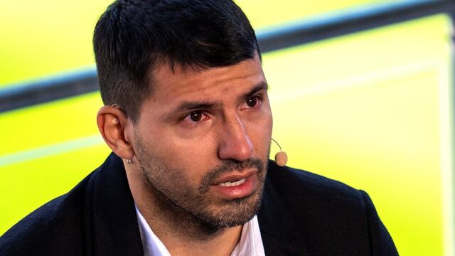 Sergio "Kun" Agüero al momento de anunciar su retiro como futbolista. (Foto: AP)