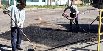 Desde el Municipio aseguran que continúan la obras de bacheo.