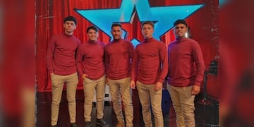 El grupo de cinco santiagueños que deslumbró con su malambo en Got Talent Argentina.