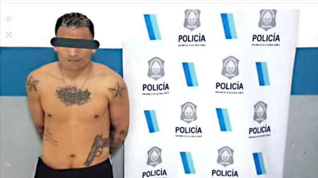 El sospechoso detenido por el crimen de Jonathan Ezequiel Brandan.