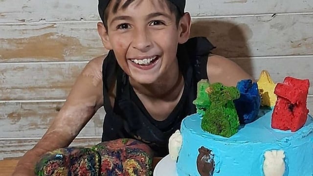 Joaquín Nahuel, el nene de 10 años que se hizo viral por preparar tortas.