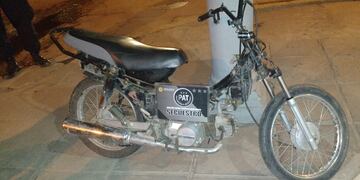 Moto encontrada en Av. Brasil al 900