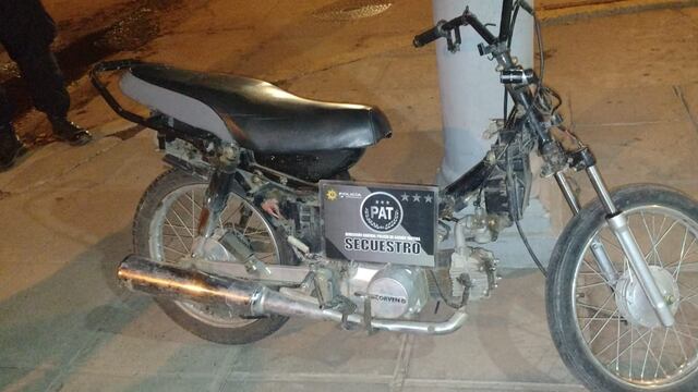 Moto encontrada en Av. Brasil al 900