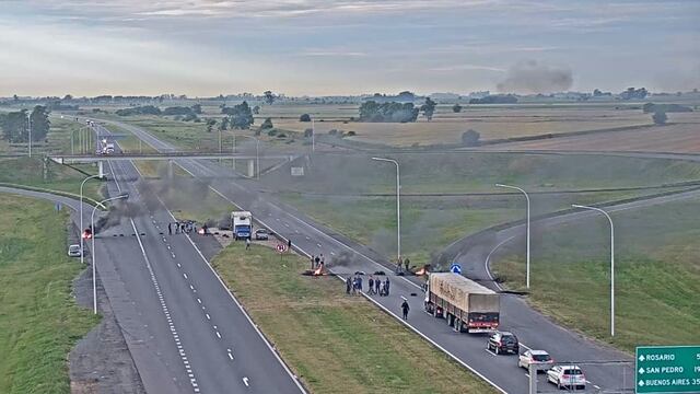 Cortes de ruta en Rosario