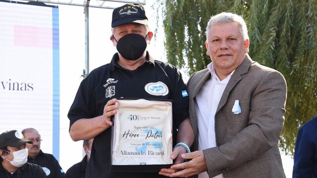 Acto 40 años Gesta de Malvinas en Arroyito