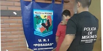 Terminó detenido tras robar un local en Posadas.