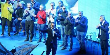 Sergio Massa junto a la CGT