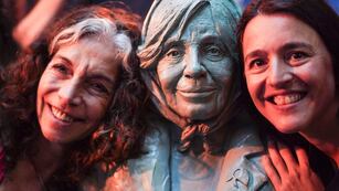 La estatua de Sonia Torres en el centro de la ciudad de Córdoba.