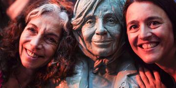 La estatua de Sonia Torres en el centro de la ciudad de Córdoba.