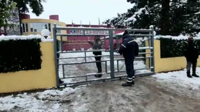 Allanamiento en la Comuna de Villa Parque Síquiman, este miércoles 16 de junio.