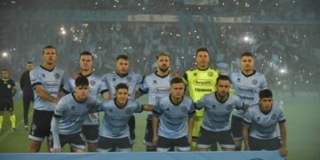 La formación inicial de Belgrano en el clásico ante Instituto, por la fecha 30 de la Primera Nacional. (Facundo Luque)