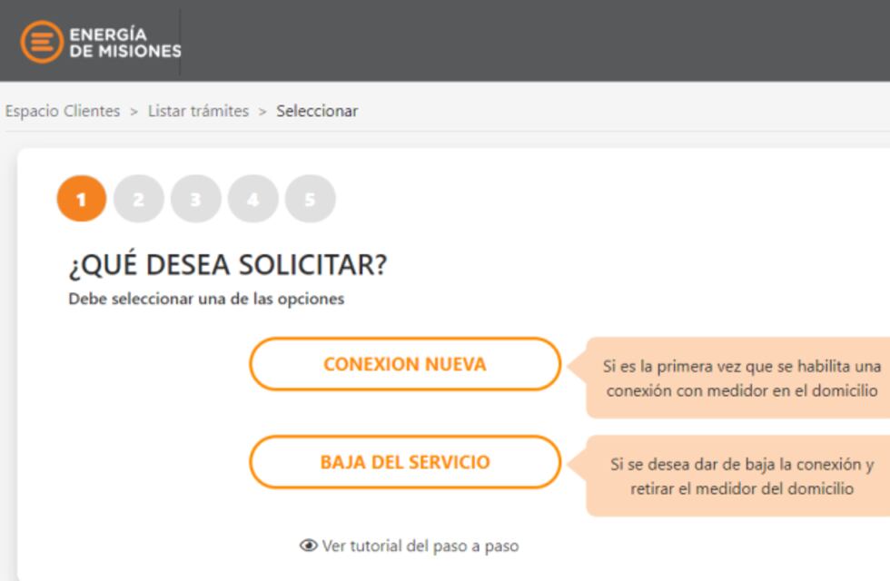 Desde la página web ya se pueden solicitar altas y bajas de Energía de Misiones