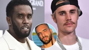 Filtraron una foto de Maluma con Justin Bieber en una fiesta de Sean “Diddy” Combs y revivió el escándalo