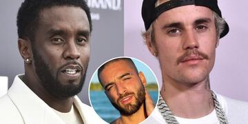 Filtraron una foto de Maluma con Justin Bieber en una fiesta de Sean “Diddy” Combs y revivió el escándalo