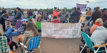 Las movilizaciones se realizan sobre la Ruta 12, a la altura del arroyo Garupá. También en Iguazú y Puerto Libertad