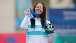 María Laura Belvedere consiguió dos medallas de bronce en los Juegos Parapanamericanos 2023.