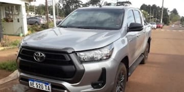 Millonario robo en San Pedro: robaron dos camionetas 4x4.
