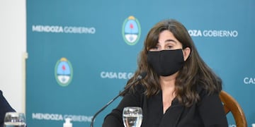La ministra Ana María Nadal dio precisiones sobra la campaña que se está planificando para la vacunación contra el Covid-19 en la Provincia. Gobierno de Mendoza