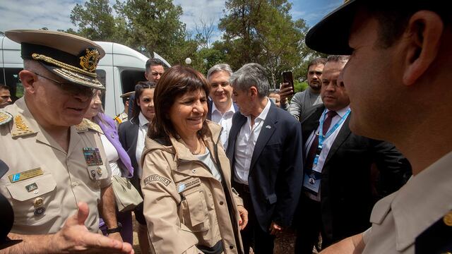 Patricia Bullrich visitó Embalse junto a Martín Llaryora y Juan Pablo Quinteros. (La Voz)