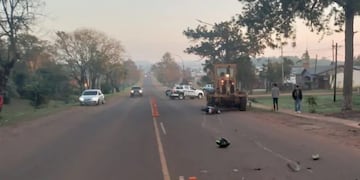 Trágico accidente en San Javier: motociclista fallece al chocar contra una máquina municipal.