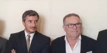 Luis Castellano, Jorge Baclini, Diego Vigo, Jorge Lagna y Alcides Calvo