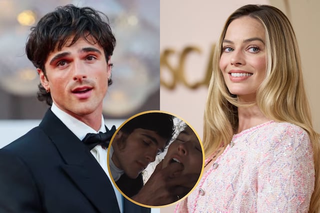Margot Robbie y Jacob Elordi.