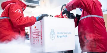 El Gobierno nacional distribuye vacunas en todo el país (Foto: Presidencia)