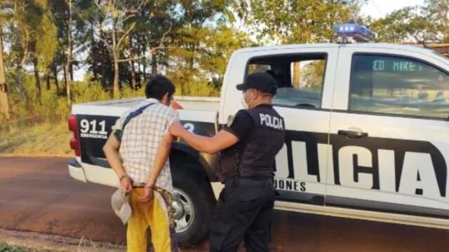 El Alcázar: un hombre fue detenido acusado de iniciar un incendio en un malezal.