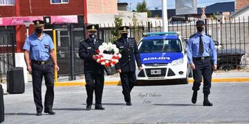 Se cumplió hoy un nuevo aniversario del fallecimiento del Comisario Jorge Alfredo Sayago, caido en cumplimiento de su deber