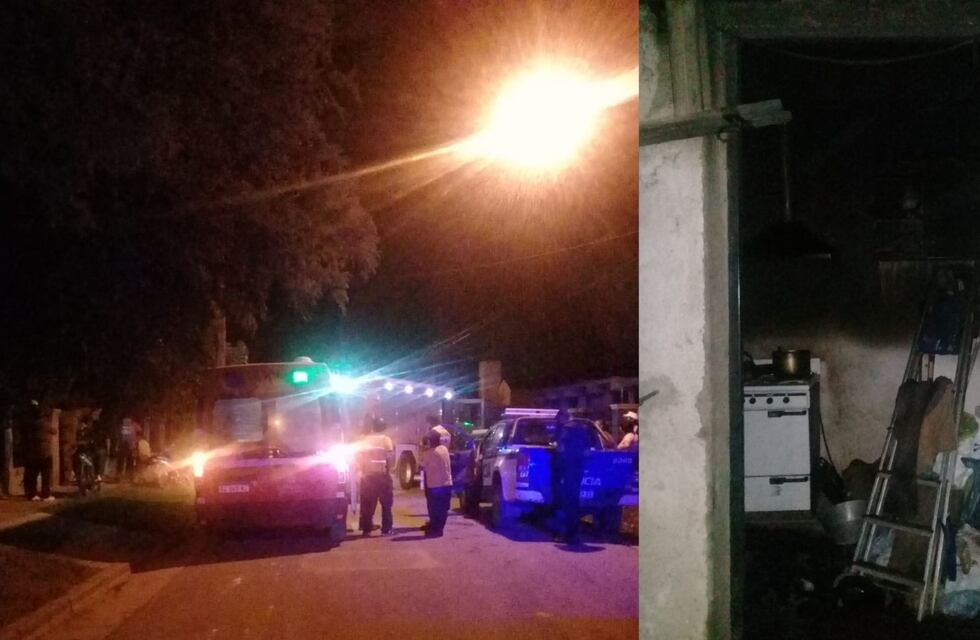 Incendio fatal en barrio Villa 9 de Julio