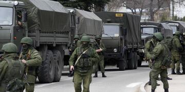 Tropas rusas en las cercanías a la frontera de Ucrania. Foto: Corresponsalía.