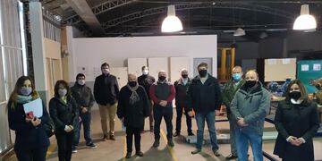 Visita del Intendente Carlos Sánchez al Parque Industrial de Bahía Blanca