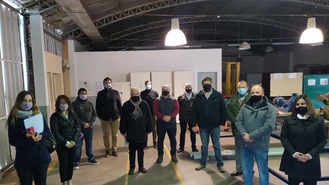 Visita del Intendente Carlos Sánchez al Parque Industrial de Bahía Blanca