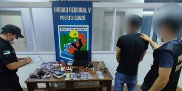 Recuperan objetos robados y detienen a un individuo en Puerto Esperanza.