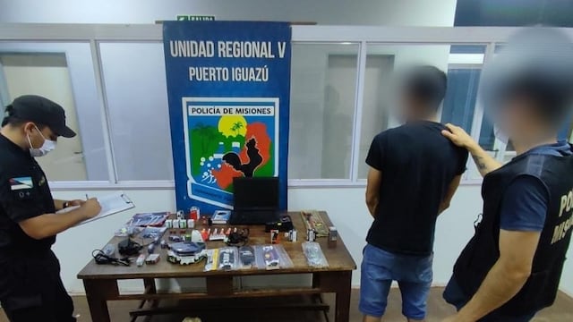 Recuperan objetos robados y detienen a un individuo en Puerto Esperanza.