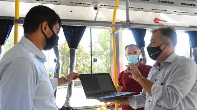 Colocaron 100 cámaras en los minibuses