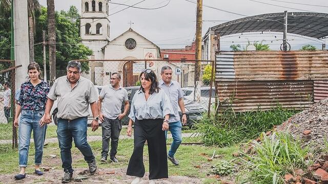 La obra fue visitada por la intendenta del lugar, doctora Alejandra Rodríguez