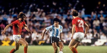 40 años del debut de Maradona en un Mundial