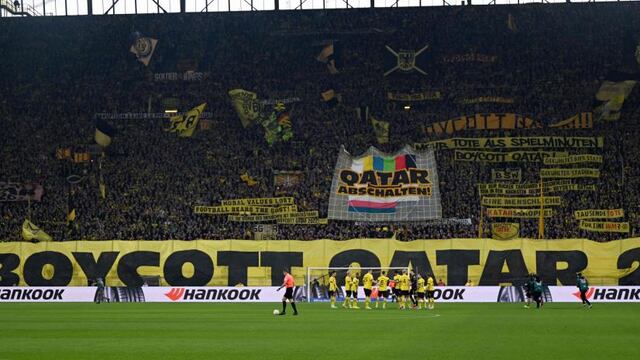 Los hinchas del Borussia Dortmund son los más fieros con la movida.