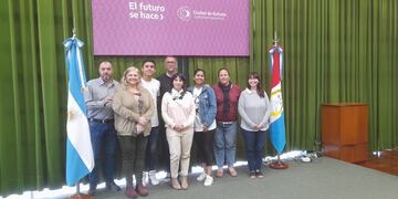 Visita de estudiantes extranjeros a Rafaela