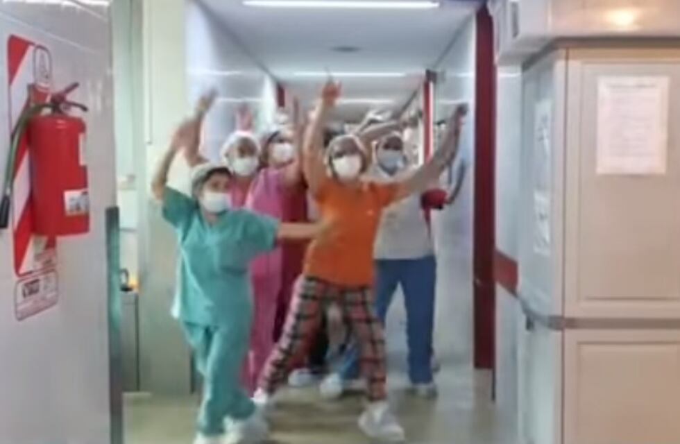 Homenaje a la vida: médicos del Perrupato bailaron el clásico Jerusalema