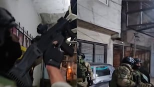 Así fueron los allanamientos en Villa Zavaleta por el triple femicidio de Florencio Varela.