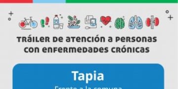 El Tráiler de Enfermedades Crónicas estará en Tapia frente a la comuna.