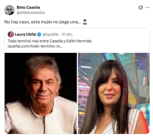 Beto Casella contra Laura Ubfal