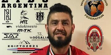 Juan Díaz, el deportista de Pérez, consiguió ganar tres medallas (Facebook E.I.D.C)